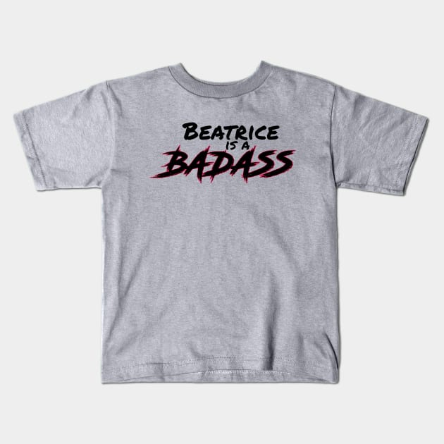 Beatrice is a Badass | Warrior Nun | Sister Beatrice Kids T-Shirt by Oi Blondie Crafts